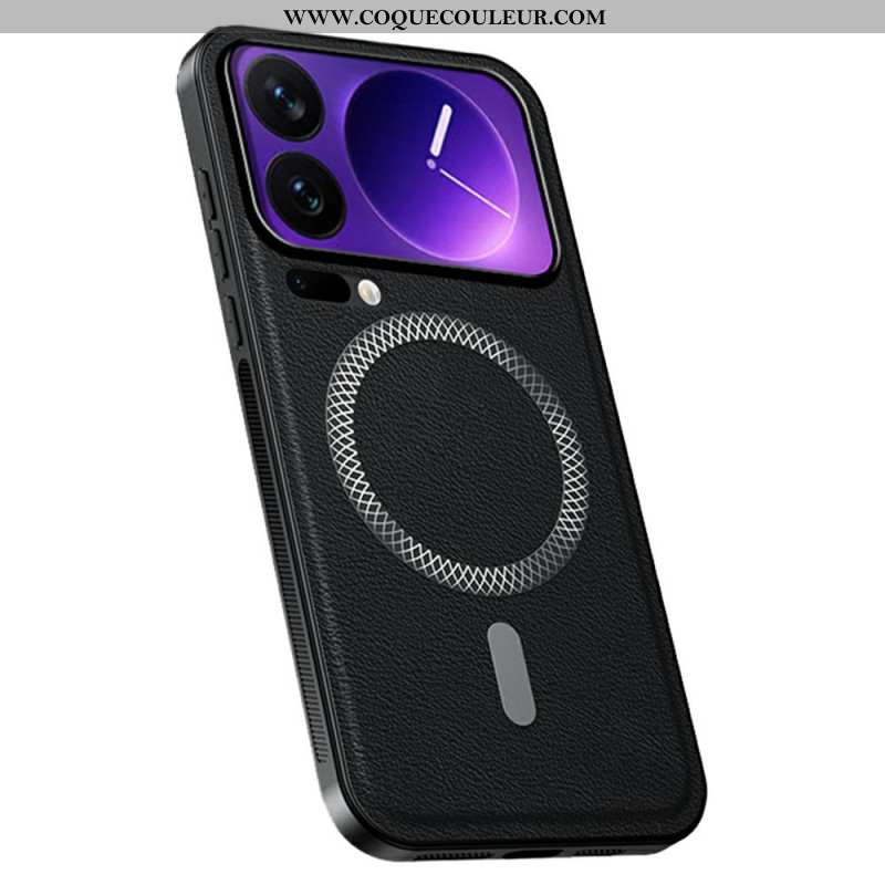 Coque Xiaomi 17 Pro MagSafe Effet Cuir