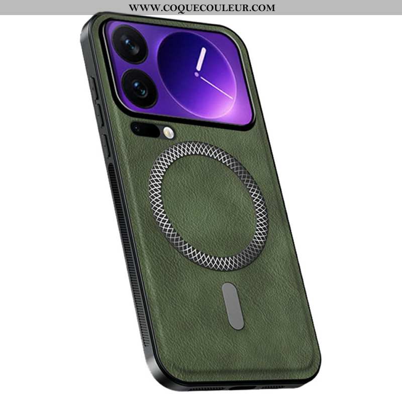 Coque Xiaomi 17 Pro MagSafe Effet Cuir