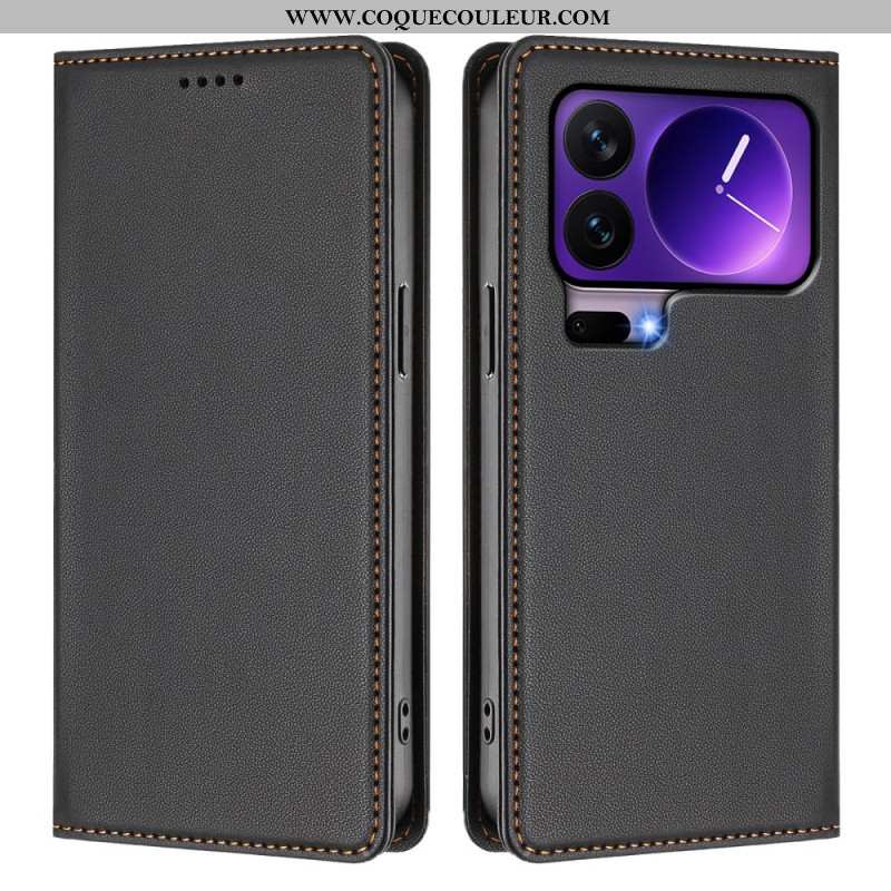 Flip Cover Xiaomi 17 Pro Fermeture Magnétique et Protection RFID