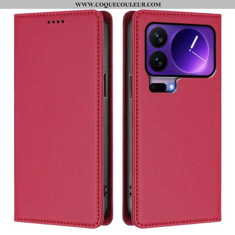 Flip Cover Xiaomi 17 Pro Fermeture Magnétique et Protection RFID