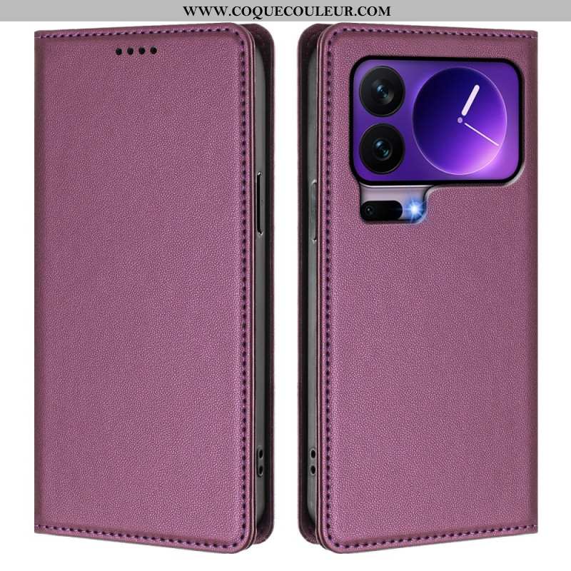 Flip Cover Xiaomi 17 Pro Fermeture Magnétique et Protection RFID