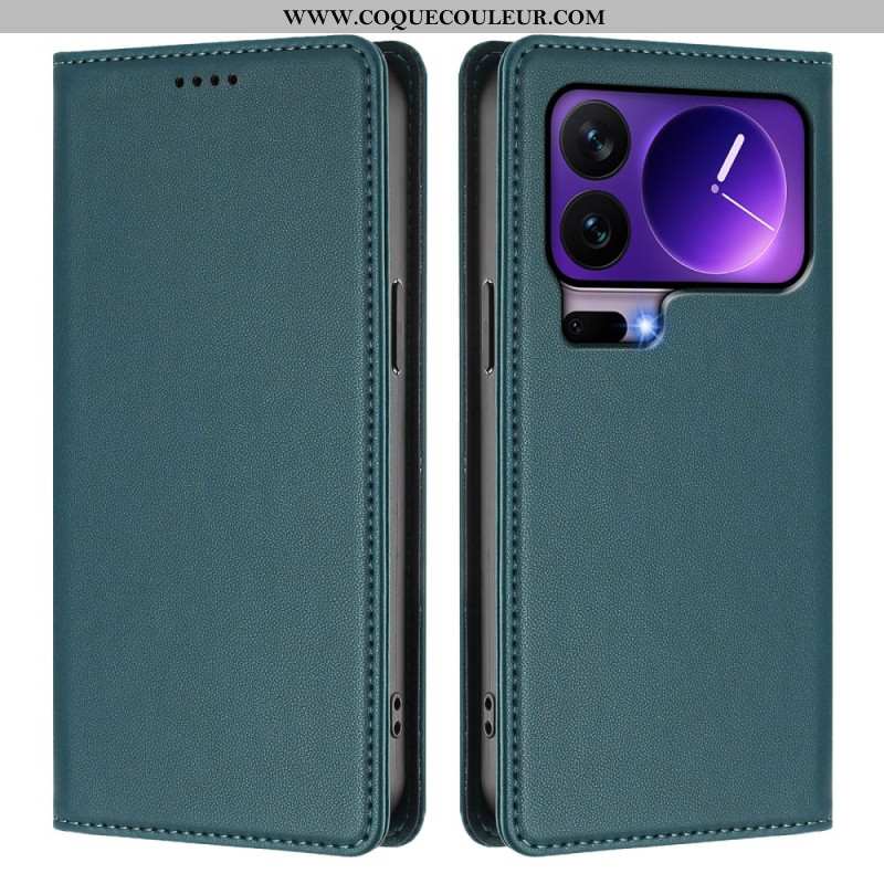 Flip Cover Xiaomi 17 Pro Fermeture Magnétique et Protection RFID