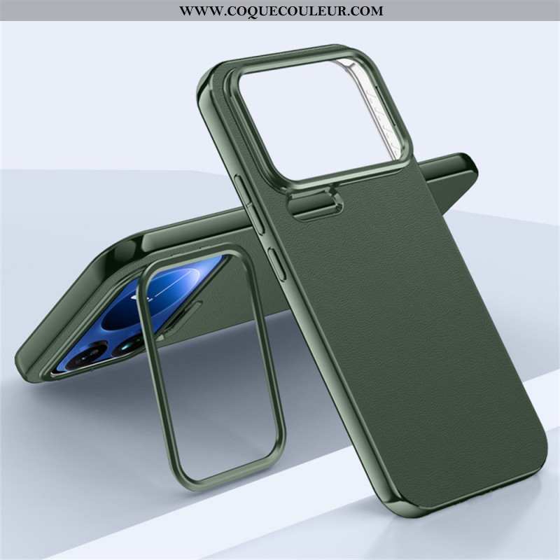 Coque Xiaomi 17 Pro Support Intégré et Cadre Métal