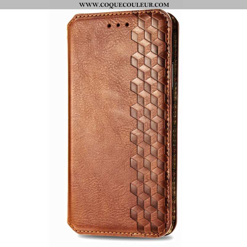 Flip Cover Xiaomi 17 Pro Vintage Motif Losanges