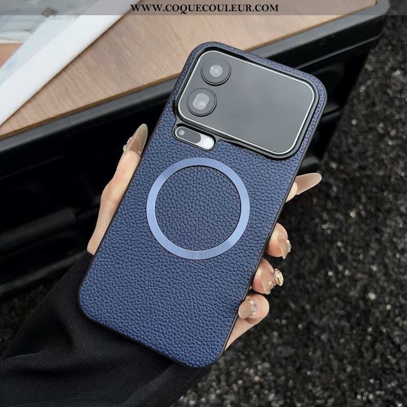 Coque Xiaomi 17 Pro Magnétique Texture Litchi