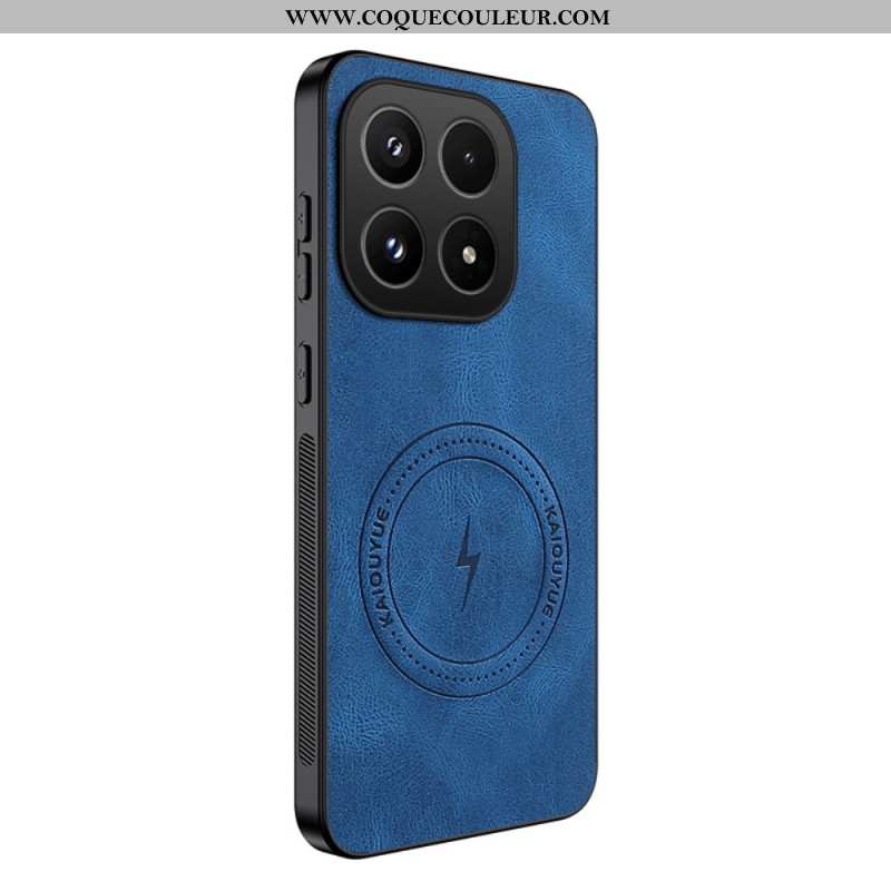 Coque Xiaomi 17 MagSafe Effet Cuir