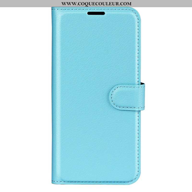 Housse Xiaomi 17 Simili Cuir Litchi Classique