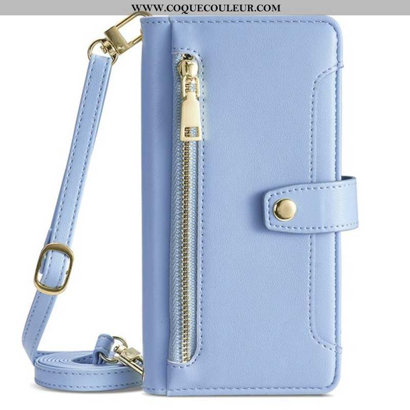 Housse Xiaomi 17 Poche Zippée et 2 Sangles