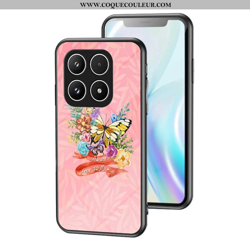 Coque Xiaomi 17 Verre Trempé Motif Papillons