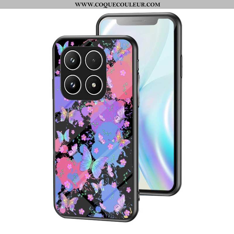 Coque Xiaomi 17 Verre Trempé Motif Papillons
