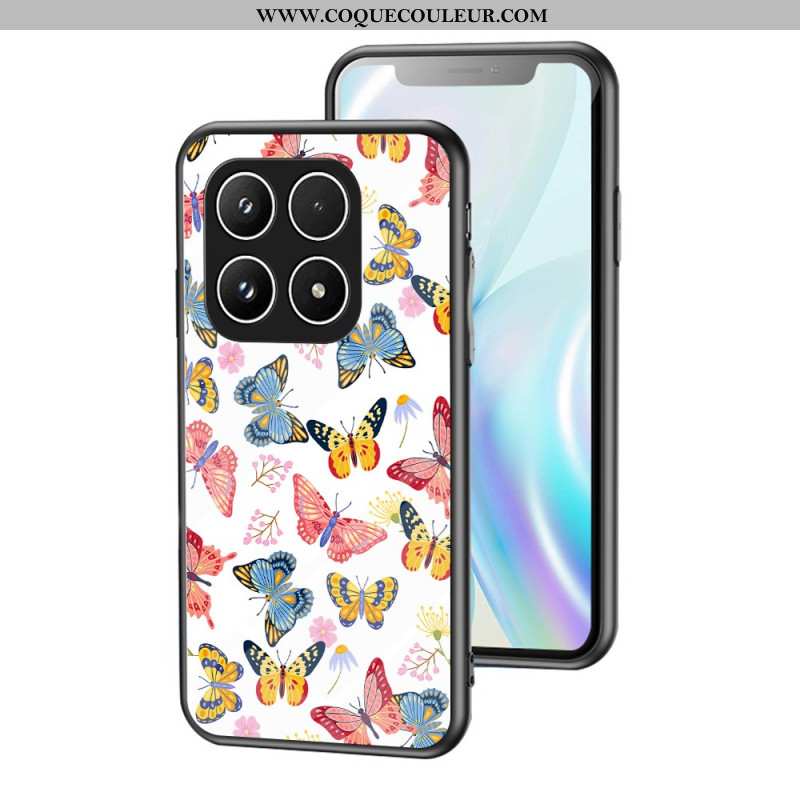 Coque Xiaomi 17 Verre Trempé Motif Papillons