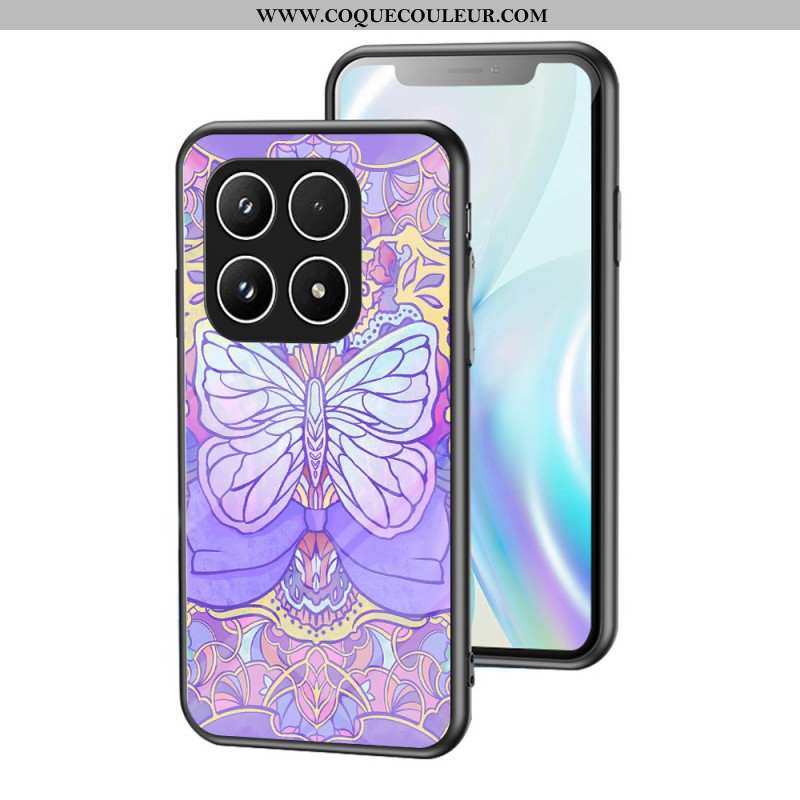 Coque Xiaomi 17 Verre Trempé Motif Papillons
