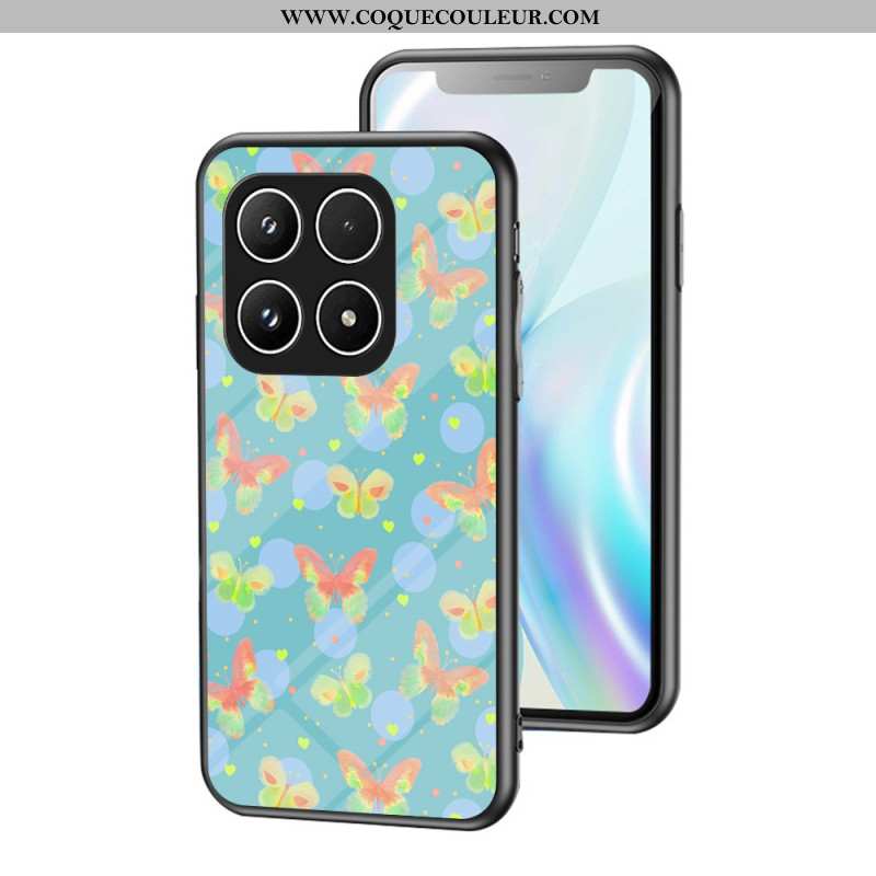 Coque Xiaomi 17 Verre Trempé Motif Papillons