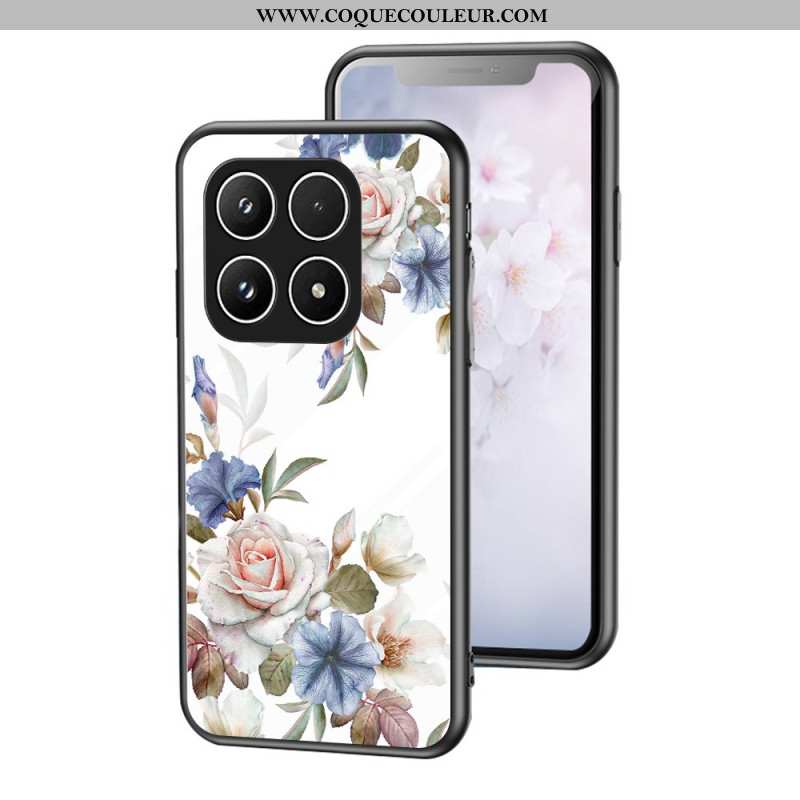 Coque Xiaomi 17 Verre Trempé Motif Floral