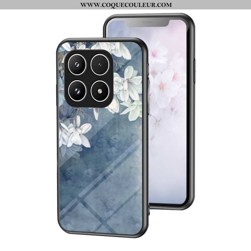 Coque Xiaomi 17 Verre Trempé Motif Floral