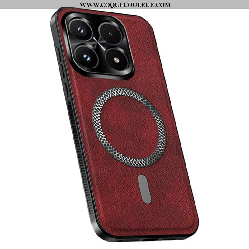 Coque Xiaomi 17 MagSafe Effet Cuir
