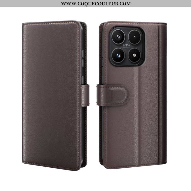 Housse Xiaomi 17 Cuir Véritable
