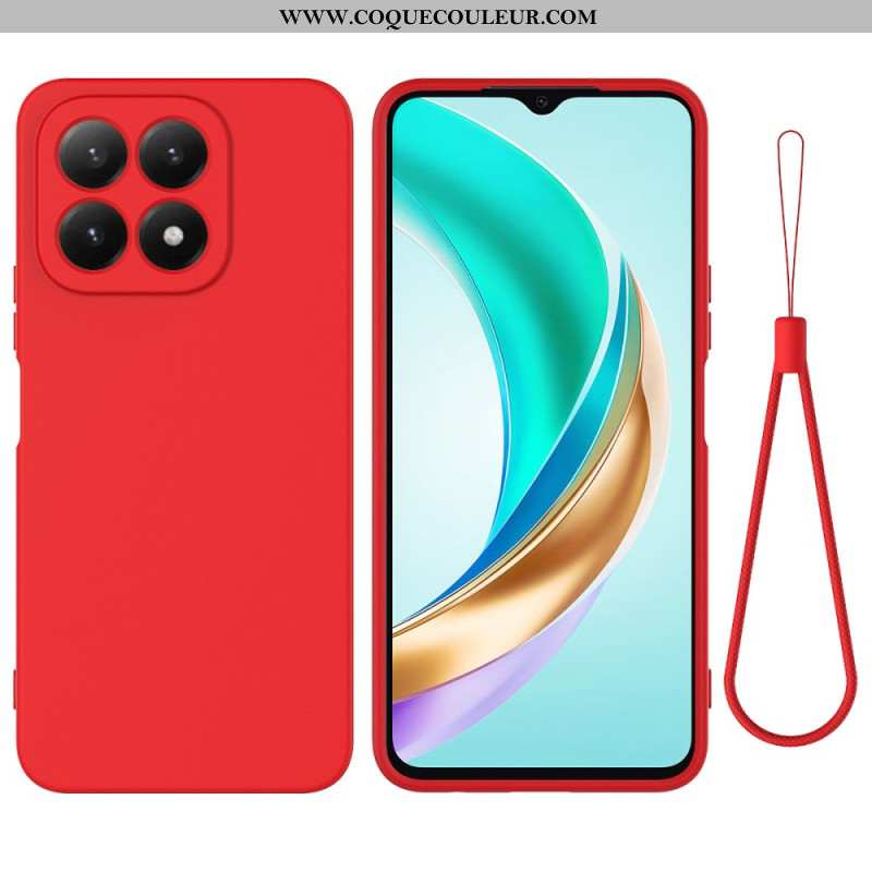 Coque Xiaomi 17 Silicone Liquide à Lanière