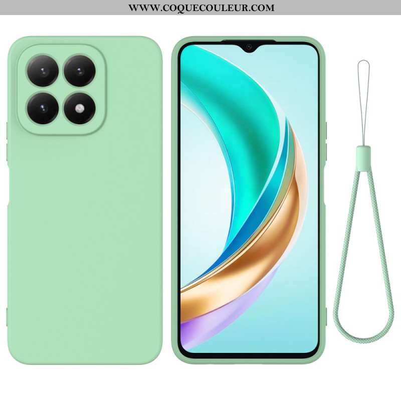 Coque Xiaomi 17 Silicone Liquide à Lanière