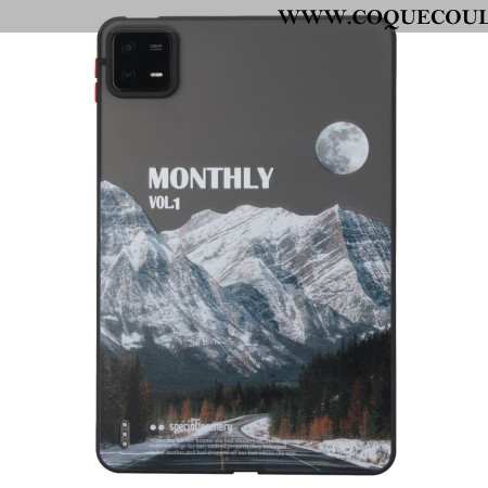 Coque Xiaomi Pad 6 / 6 Pro Montagne Enneigée et l'Autoroute