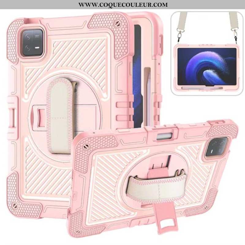 Coque Xiaomi Pad 6 / 6 Pro Ultra Résistante avec Bandoulière