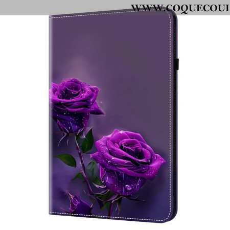 Étui Xiaomi Pad 7 / 7 Pro Roses Violettes