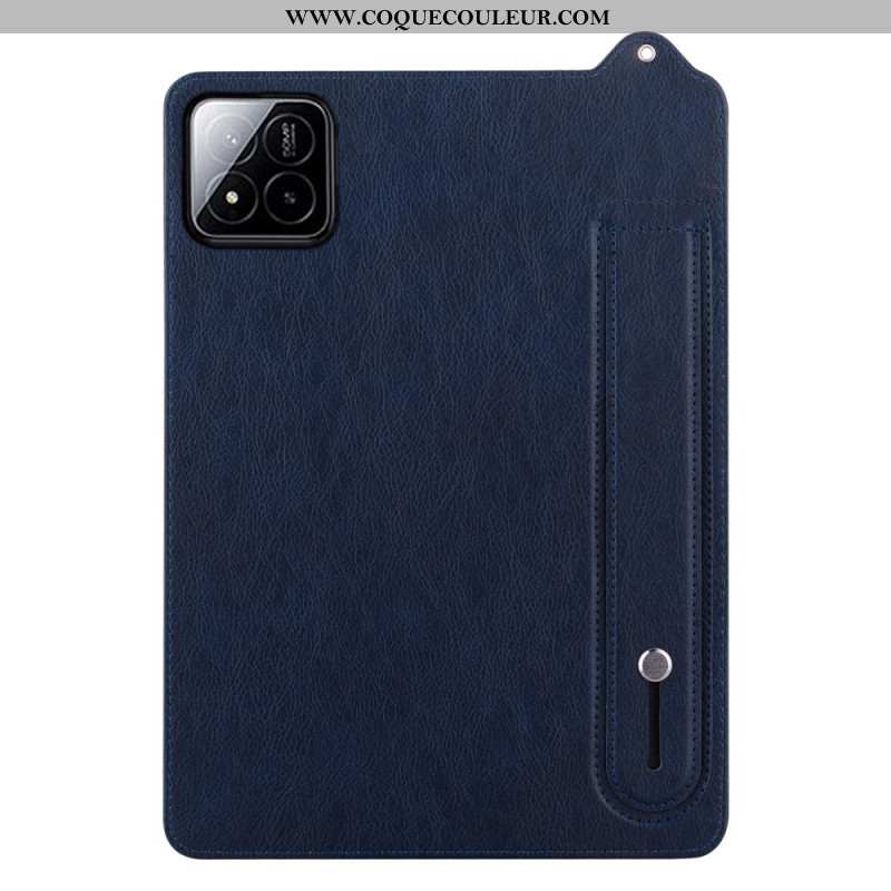 Coque Xiaomi Pad 7 / Pad 7 Pro Simili Cuir avec Sangle-Support