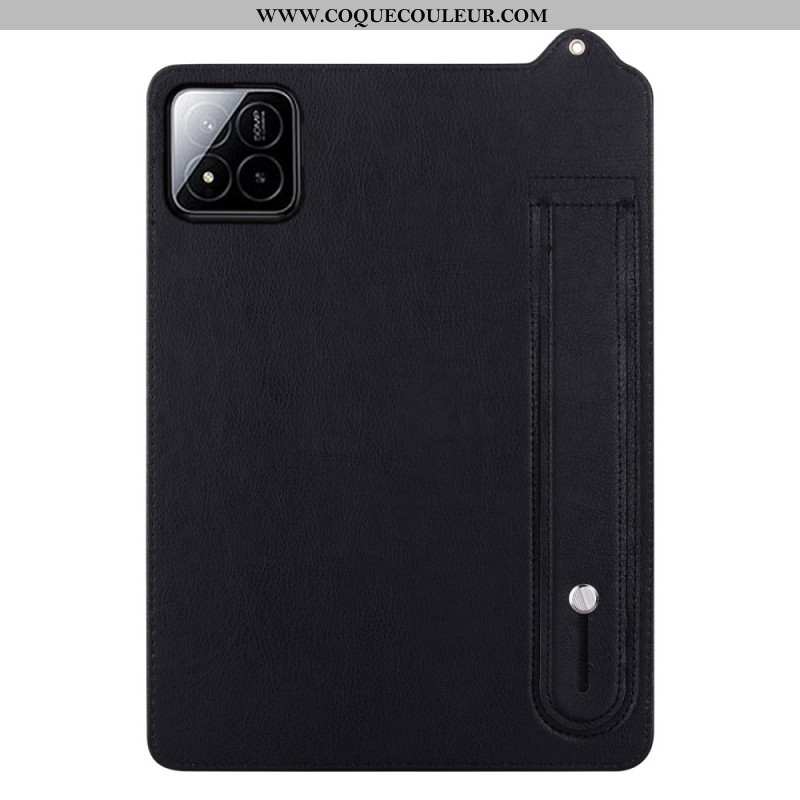 Coque Xiaomi Pad 7 / Pad 7 Pro Simili Cuir avec Sangle-Support