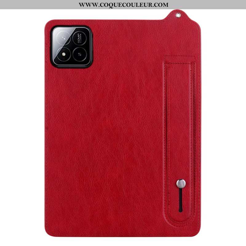 Coque Xiaomi Pad 7 / Pad 7 Pro Simili Cuir avec Sangle-Support