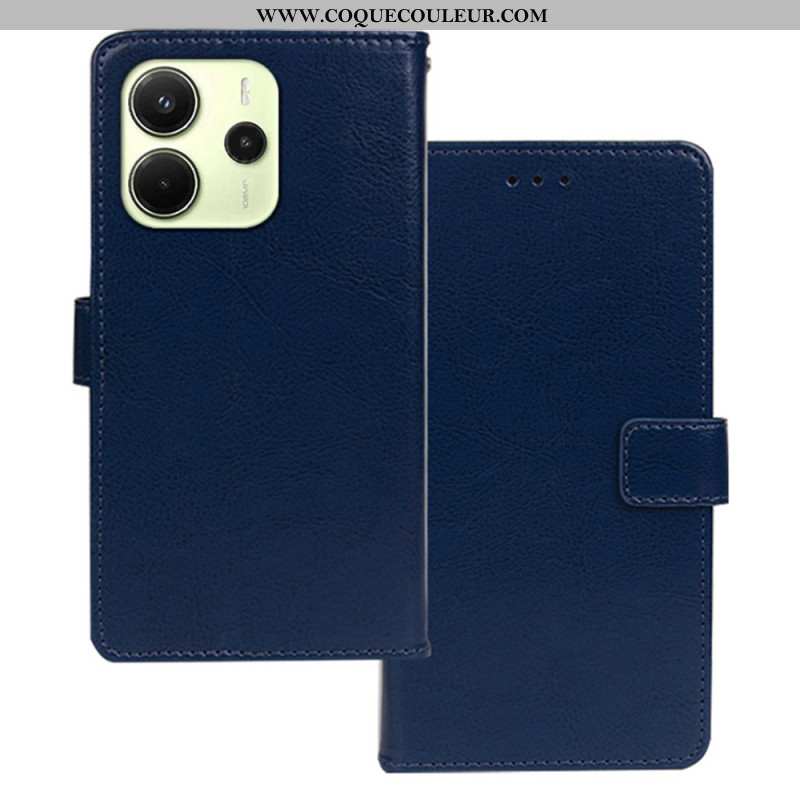 Housse Xiaomi Redmi Note 14 4G Simili Cuir IDEWEI