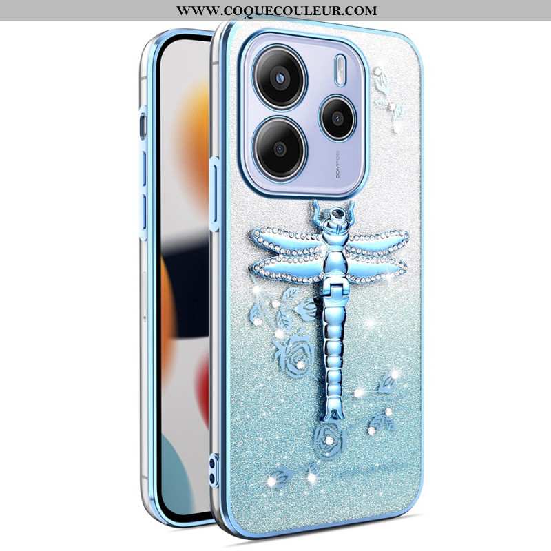 Coque Xiaomi Redmi Note 14 4G Support Papillon