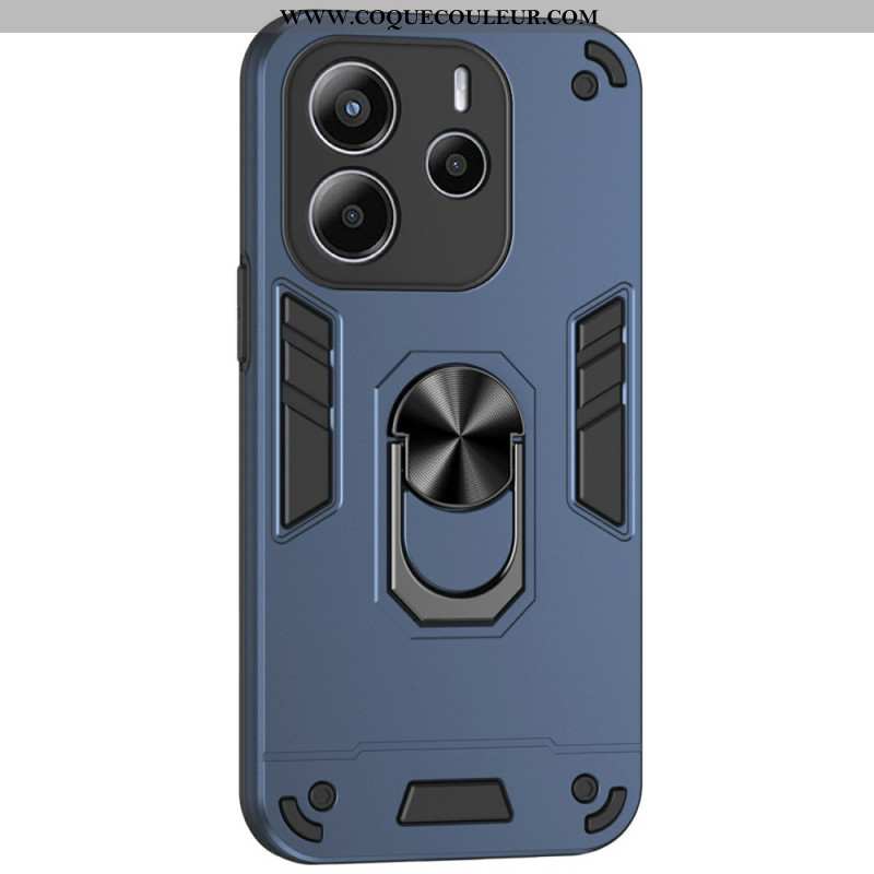 Coque Xiaomi Redmi Note 14 4G Hybride avec Anneau-Support