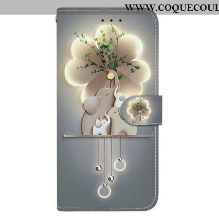 Housse Xiaomi Redmi Note 14 4G Éléphants