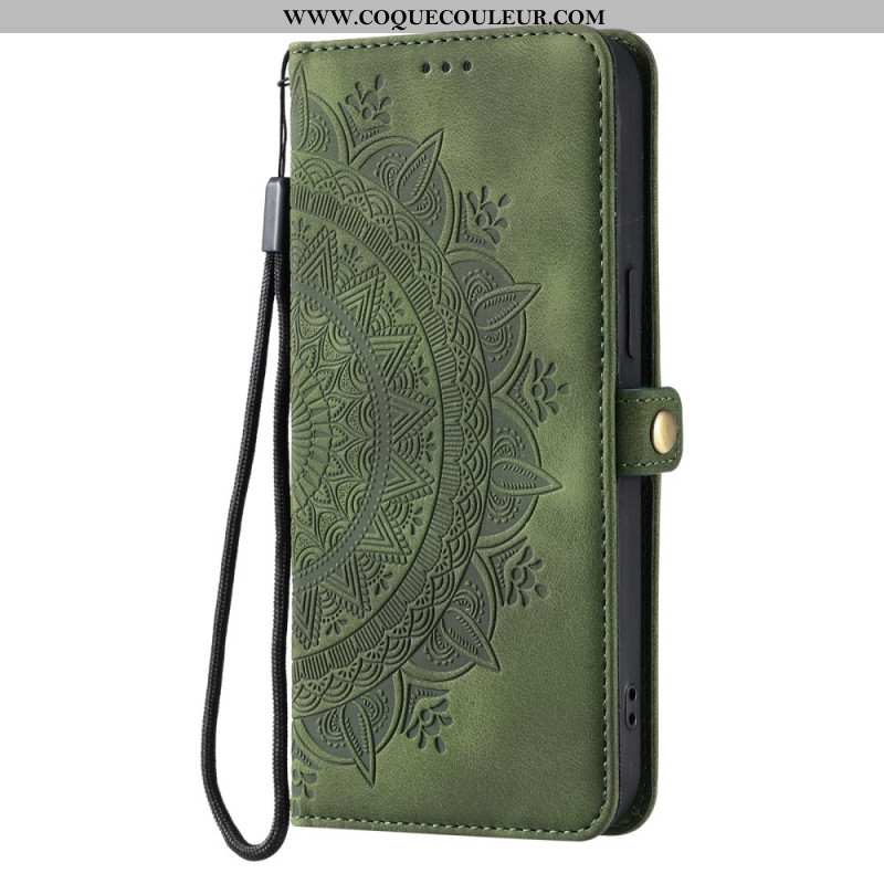 Housse Xiaomi Redmi Note 14 4G Effet Daim Mandala Soleil