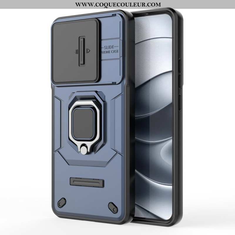 Coque Xiaomi Redmi Note 14 5G Multifonctionnelle avec Support et Protection d'Objectif