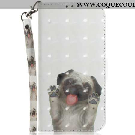 Housse Xiaomi Redmi Note 14 5G Motif Carlin à Lanière