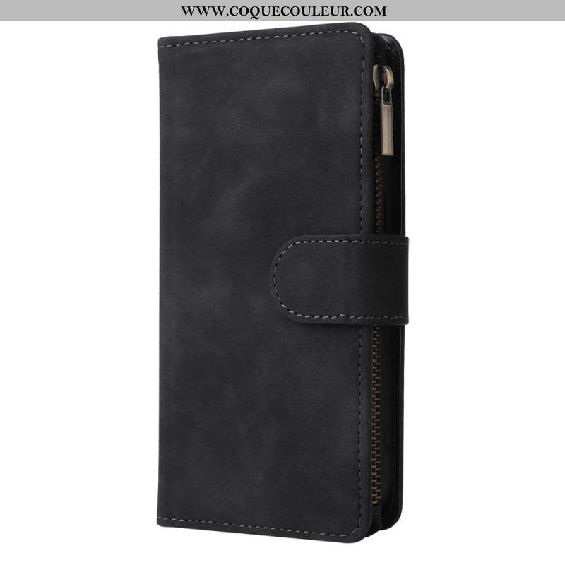 Housse Xiaomi Redmi Note 14 5G Portefeuille Effet Cuir Complet