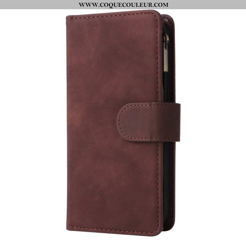 Housse Xiaomi Redmi Note 14 5G Portefeuille Effet Cuir Complet