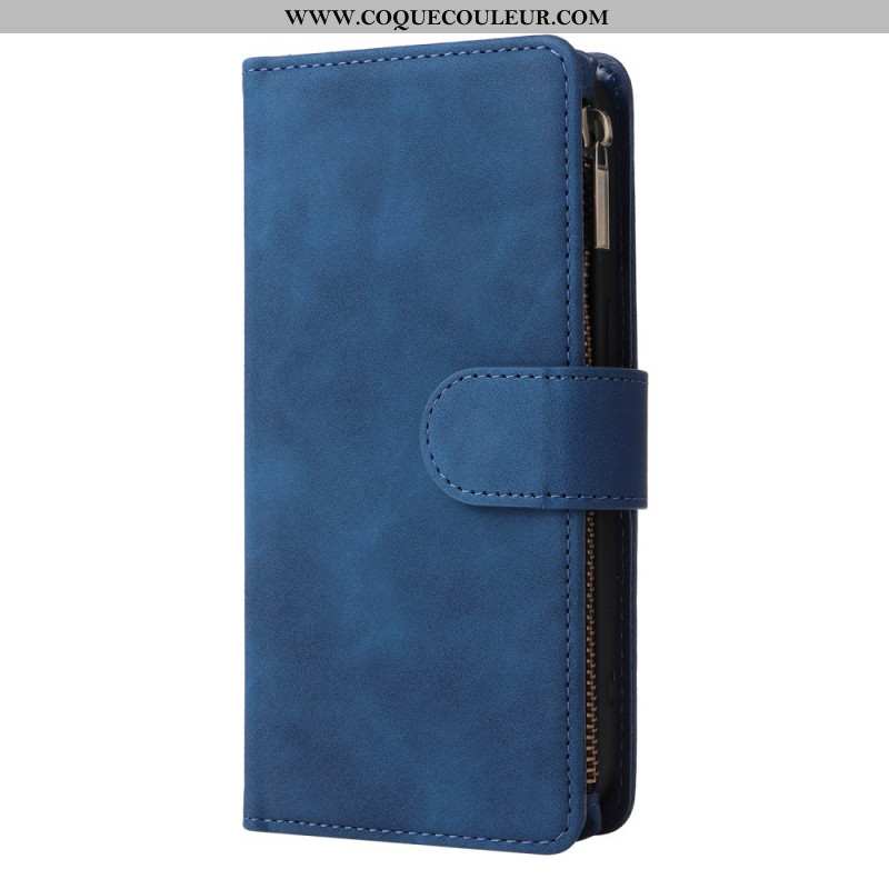 Housse Xiaomi Redmi Note 14 5G Portefeuille Effet Cuir Complet