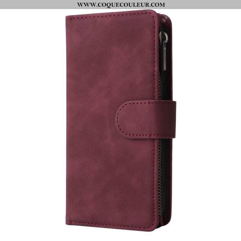 Housse Xiaomi Redmi Note 14 5G Portefeuille Effet Cuir Complet