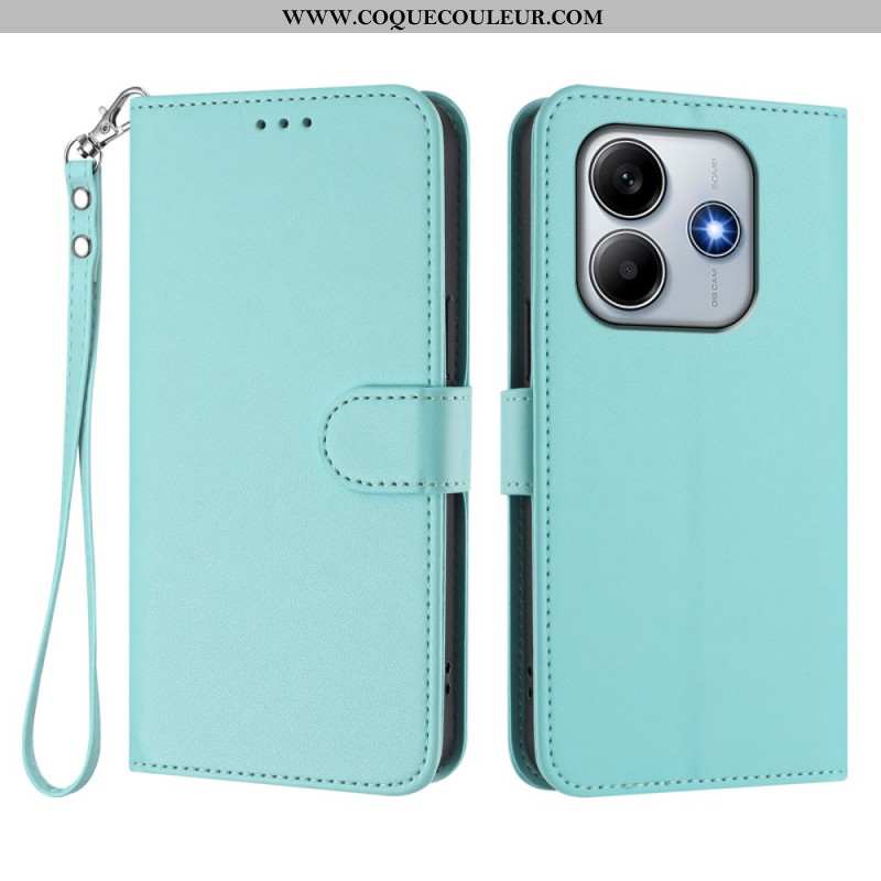 Housse Xiaomi Redmi Note 14 5G Unie avec Lanière