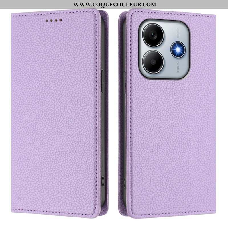 Flip Cover Xiaomi Redmi Note 14 5G Effet Cuir Blocage RFID