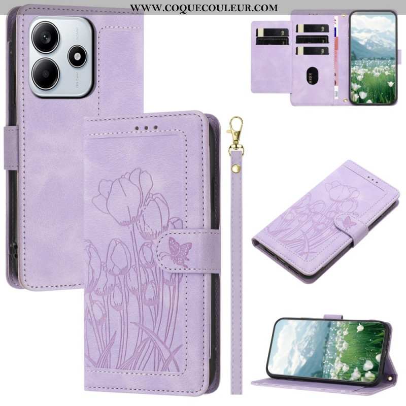 Housse Xiaomi Redmi Note 14 5G Portefeuille 5 Porte-Cartes