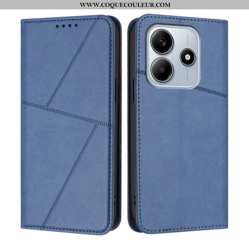 Flip Cover Xiaomi Redmi Note 14 5G / Poco M7 Pro 5G Lignes