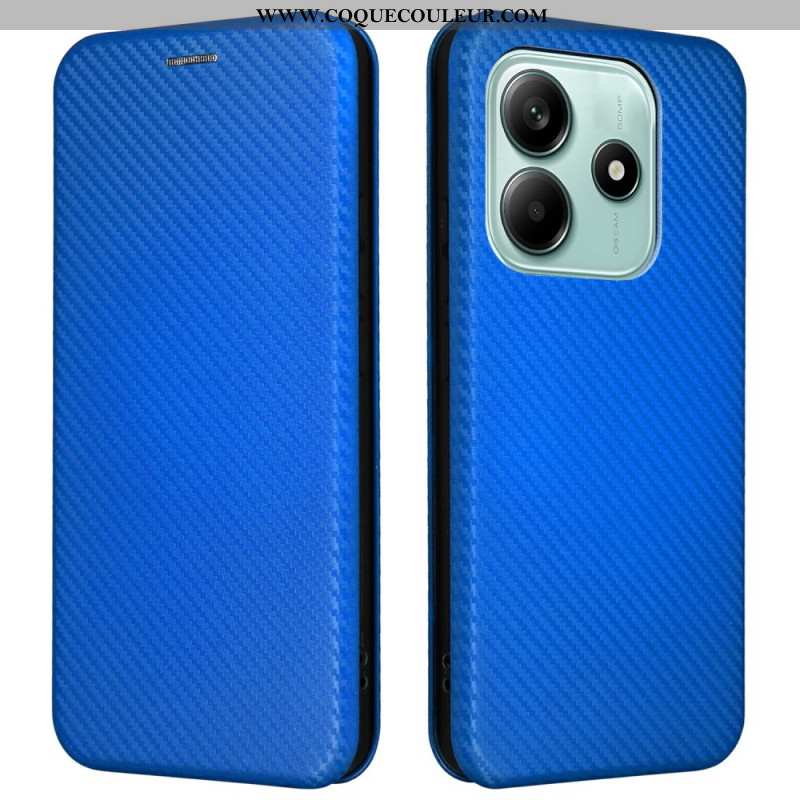 Flip Cover Xiaomi Redmi Note 14 5G Fibre Carbone