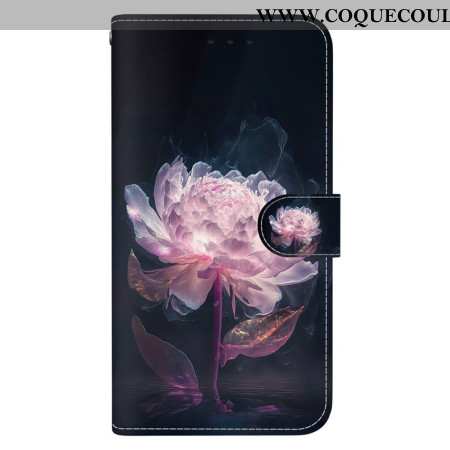 Housse Xiaomi Redmi Note 14 5G Pivoine Violette