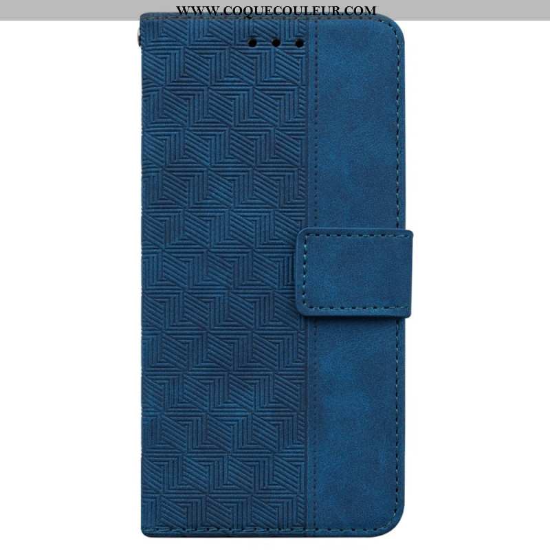 Housse Xiaomi Redmi Note 14 Motif Tissé à Lanière