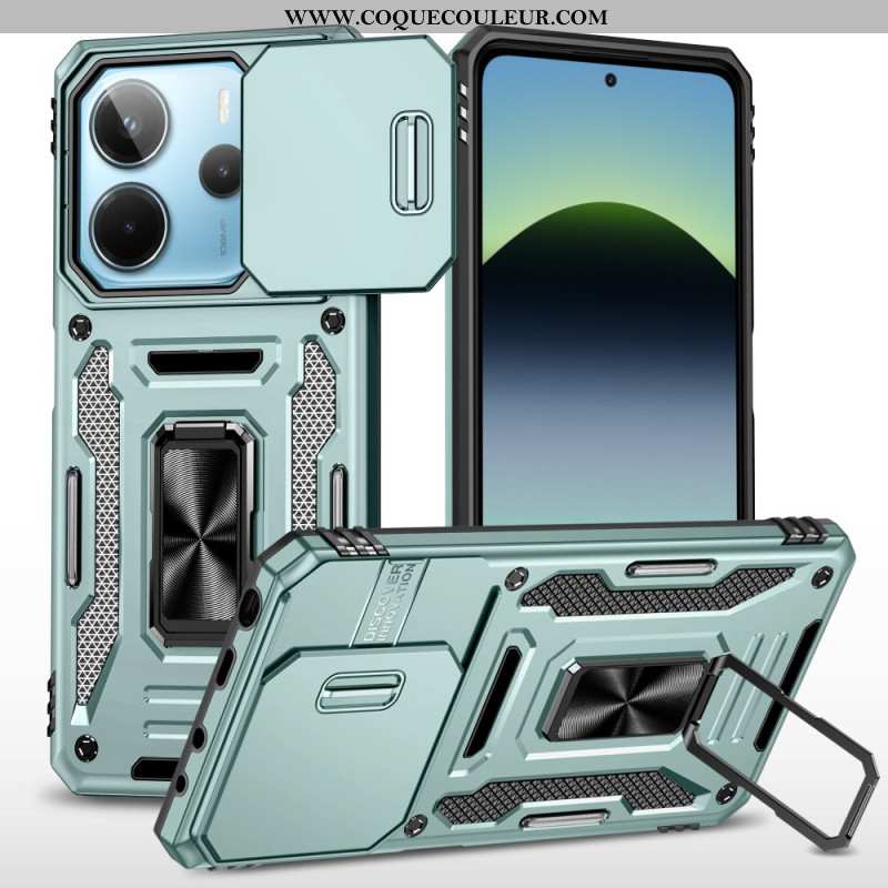 Coque Xiaomi Redmi Note 14 5G Ultra Résistante avec Support et Protecteur Objectif