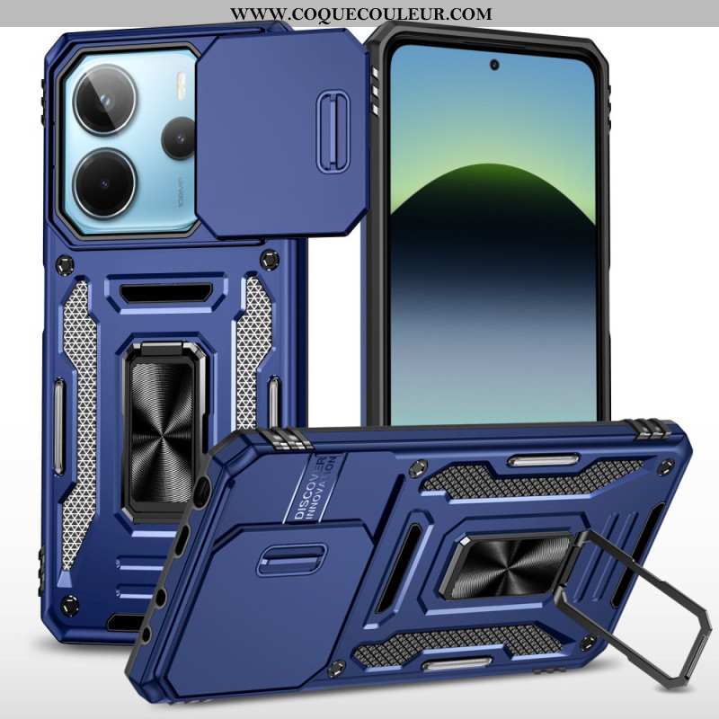 Coque Xiaomi Redmi Note 14 5G Ultra Résistante avec Support et Protecteur Objectif