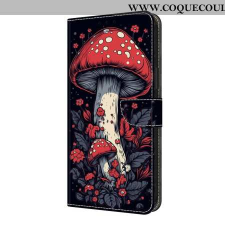 Housse Xiaomi Redmi Note 14 Pro 4G -Champignon Rouge